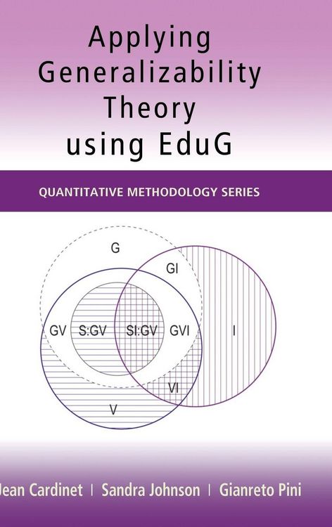 Produktbild: Applying Generalizability Theory using EduG