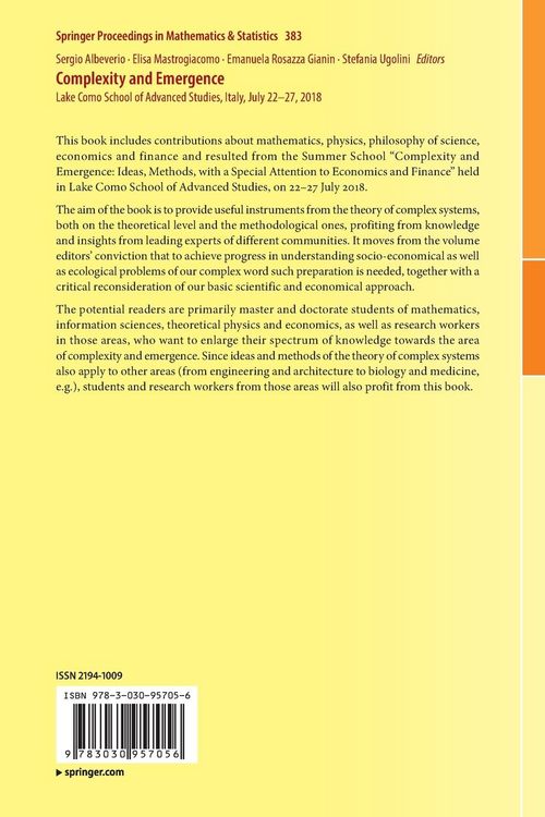 Produktbild: Complexity and Emergence