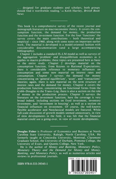 Produktbild: Macroeconomic Theory