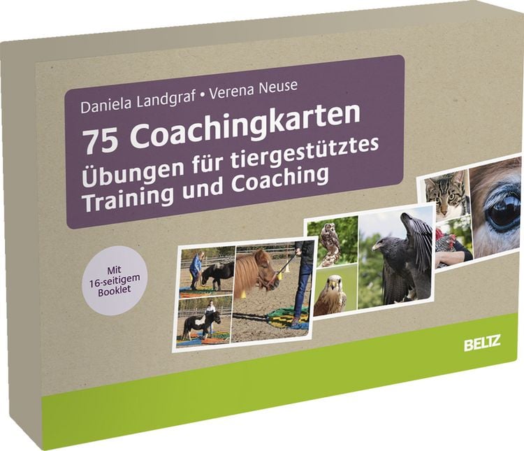Produktbild: 75 Coachingkarten &Uuml;bungen f&uuml;r tiergest&uuml;tztes Training und Coaching