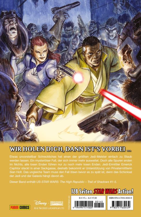 Produktbild: Star Wars Comics: Die Hohe Republik - Spur der Schatten