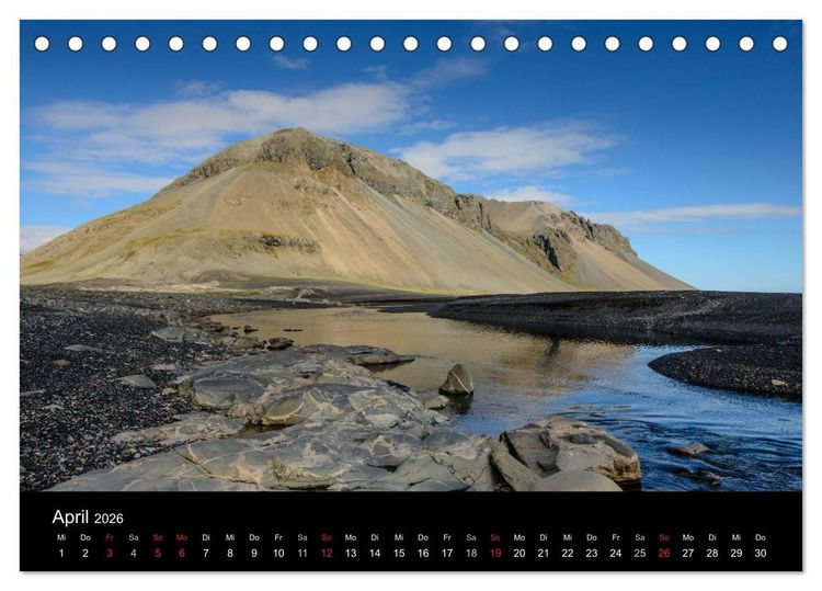 Produktbild: Faszination Island (Tischkalender 2026 DIN A5 quer), CALVENDO Monatskalender