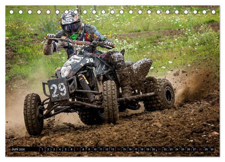Produktbild: Blickpunkte Motocross (Tischkalender 2026 DIN A5 quer), CALVENDO Monatskalender