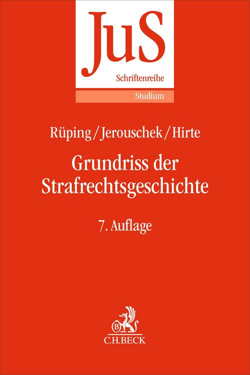 Produktbild: Grundriss der Strafrechtsgeschichte
