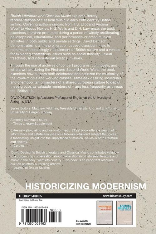 Produktbild: British Literature and Classical Music