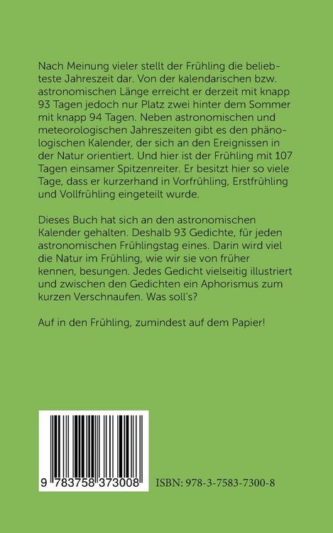 Produktbild: In 93 Tagen um den Fr&uuml;hling
