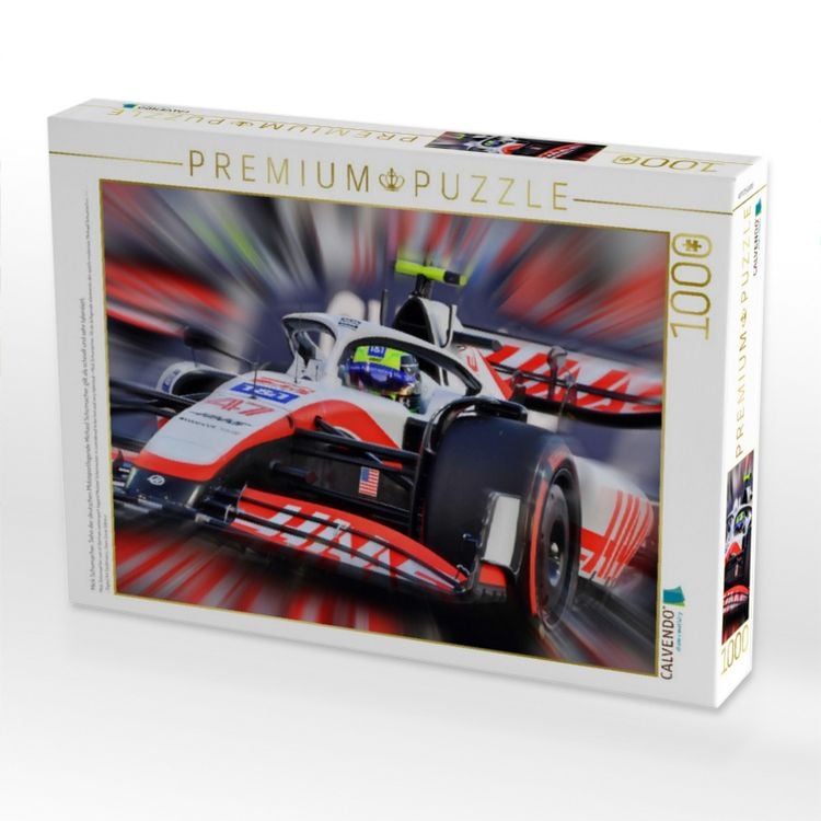 Produktbild: CALVENDO Puzzle Mick Schumacher, Sohn der deutschen Motosportlegende Michael Schumacher, gilt als schnell und sehr talentiert. | 1000 Teile Lege-Gr&ouml;&szlig;e