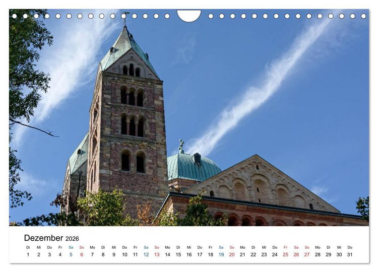 Produktbild: Speyer - Ansichtssache (Wandkalender 2026 DIN A4 quer), CALVENDO Monatskalender