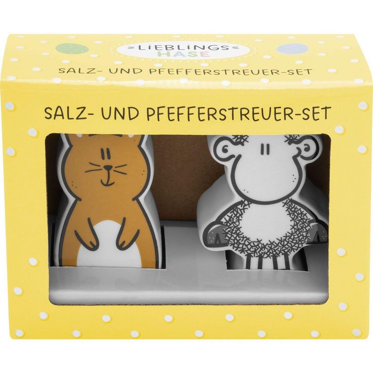 Produktbild: Salz- u. Pfefferstreuer Lieblingshase