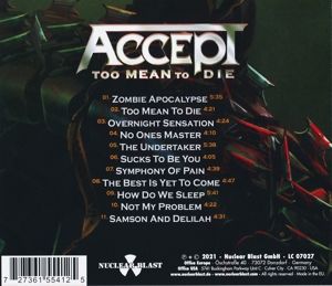 Produktbild: Too Mean To Die