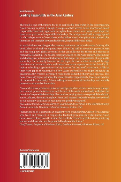 Produktbild: Leading Responsibly in the Asian Century