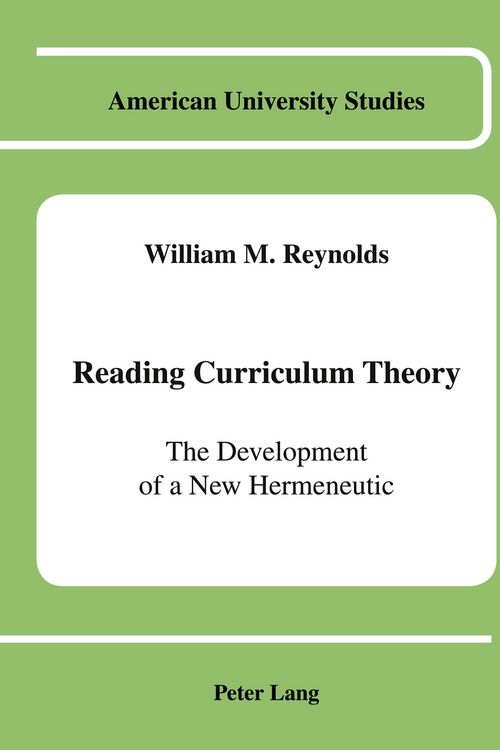 Produktbild: Reading Curriculum Theory