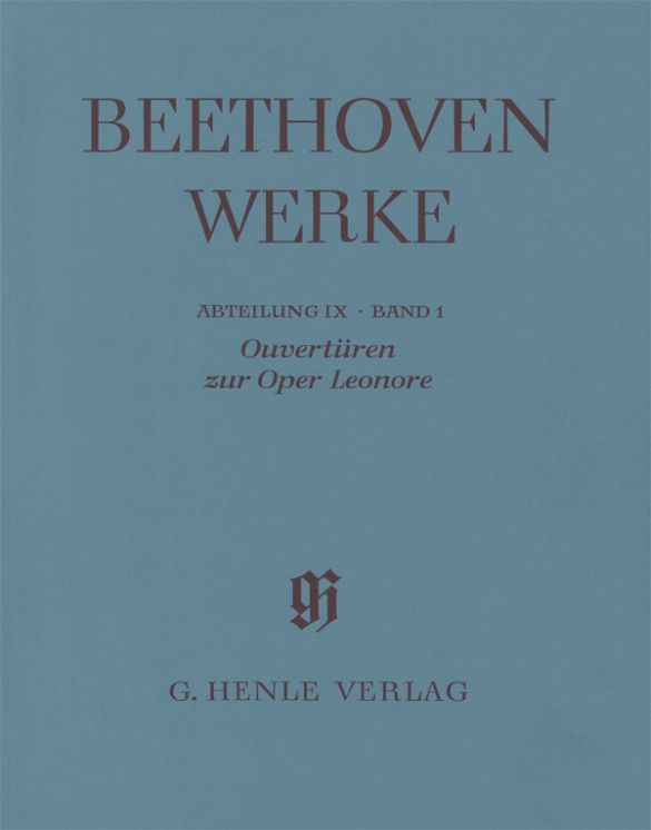 Produktbild: Beethoven, L: Ouvert&uuml;ren zur Oper Leonore Band 1