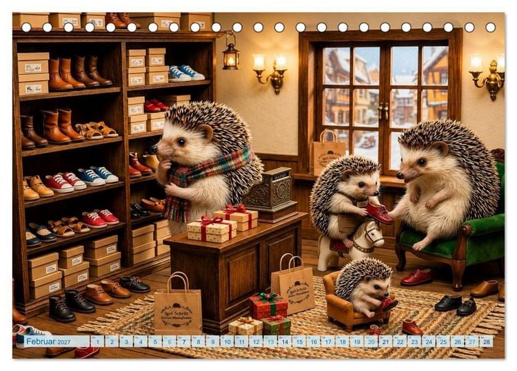 Produktbild: Die zauberhafte Welt der Iglis (Tischkalender 2027 DIN A5 quer), CALVENDO Monatskalender