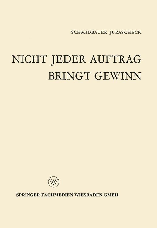 Produktbild: Nicht jeder Auftrag bringt Gewinn