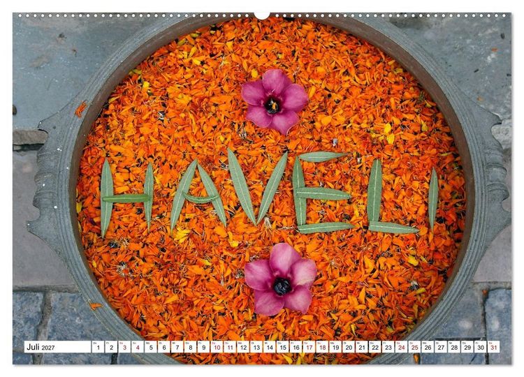 Produktbild: Farbenfrohes Indien (hochwertiger Premium Wandkalender 2027 DIN A2 quer), Kunstdruck in Hochglanz