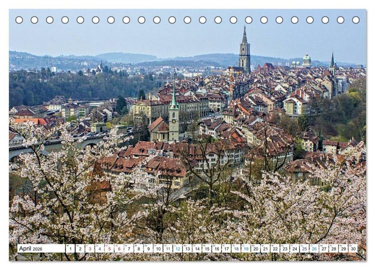 Produktbild: Gr&uuml;ezi . Landschaften in der Schweiz (Tischkalender 2026 DIN A5 quer), CALVENDO Monatskalender