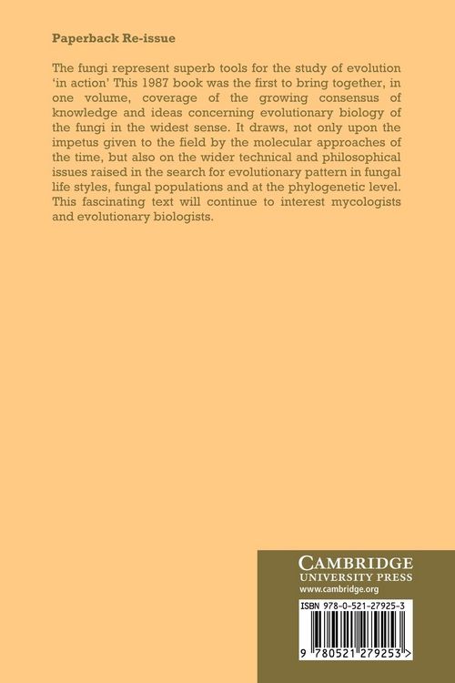 Produktbild: Evolutionary Biology of the Fungi