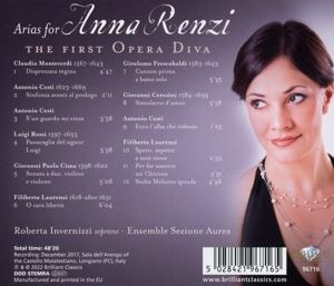 Produktbild: Arias For Anna Renzi The First Opera Diva