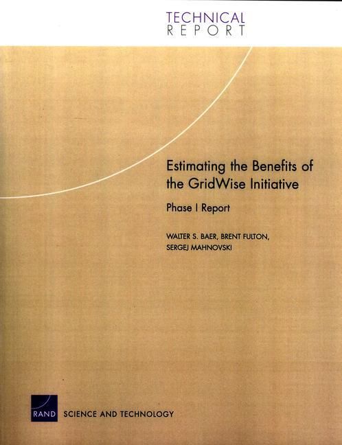 Produktbild: Estimating the Benefits of the Gridwise Initiative
