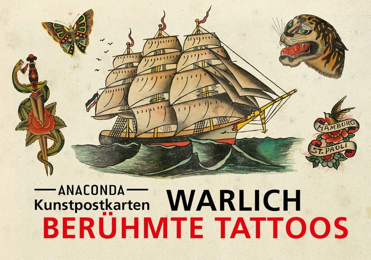 Produktbild: Postkarten-Set Warlich. Berühmte Tattoos