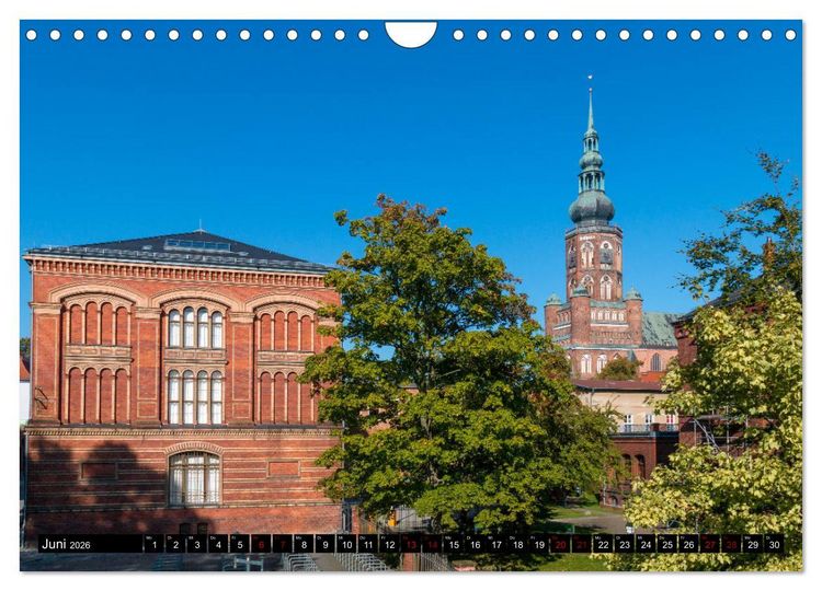 Produktbild: Hansestadt Greifswald (Wandkalender 2026 DIN A4 quer), CALVENDO Monatskalender