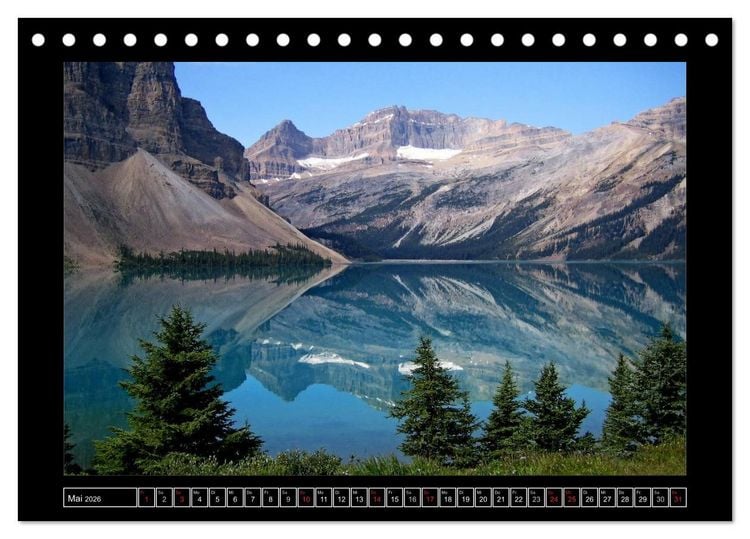 Produktbild: Faszination Bergwelt (Tischkalender 2026 DIN A5 quer), CALVENDO Monatskalender