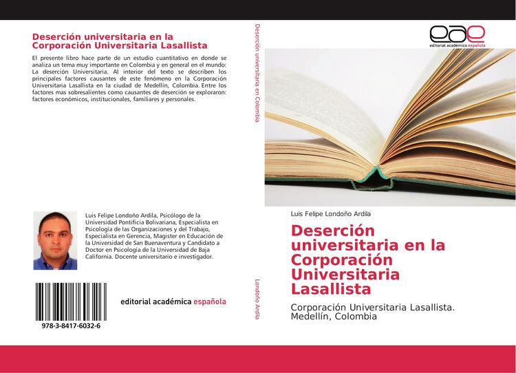 Produktbild: Deserci&oacute;n universitaria en la Corporaci&oacute;n Universitaria Lasallista