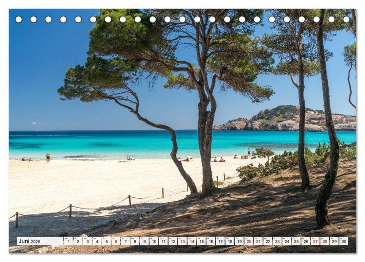 Produktbild: Traumstr&auml;nde auf Mallorca (Tischkalender 2026 DIN A5 quer), CALVENDO Monatskalender