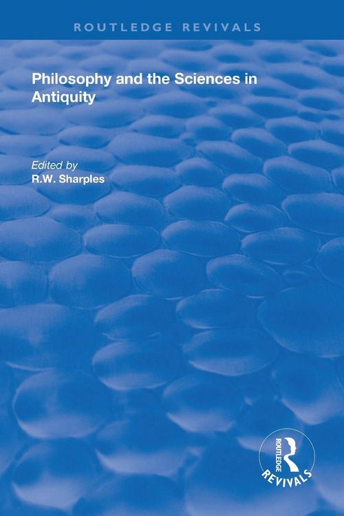 Produktbild: Philosophy and the Sciences in Antiquity