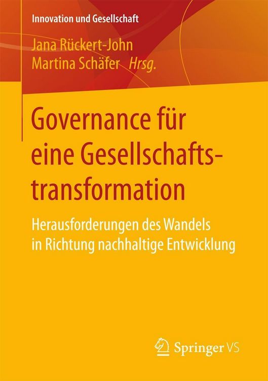 Produktbild: Governance f&uuml;r eine Gesellschaftstransformation