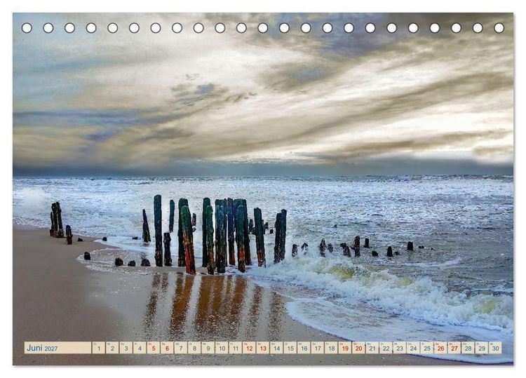 Produktbild: Insel-Licht. Sylt im Wechsel des Lichts (Tischkalender 2027 DIN A5 quer), CALVENDO Monatskalender