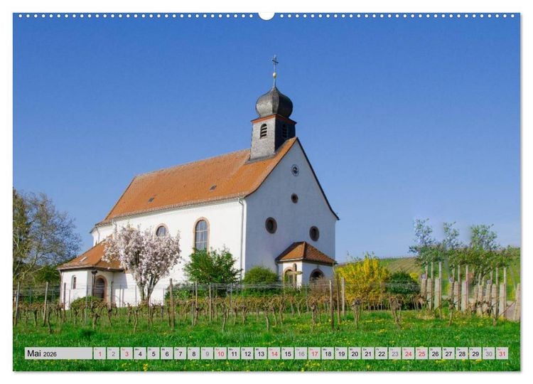 Produktbild: Kirchen und Kapellen (Wandkalender 2026 DIN A2 quer), CALVENDO Monatskalender