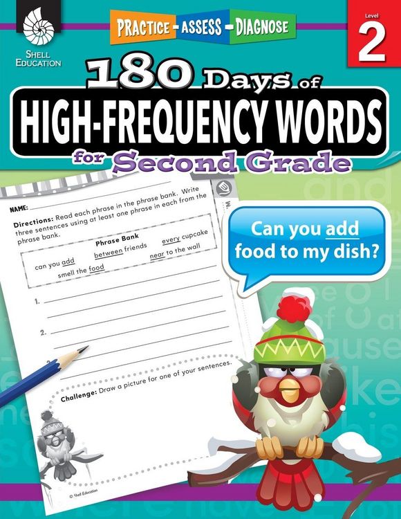 Produktbild: 180 Days of High-Frequency Words for Second Grade