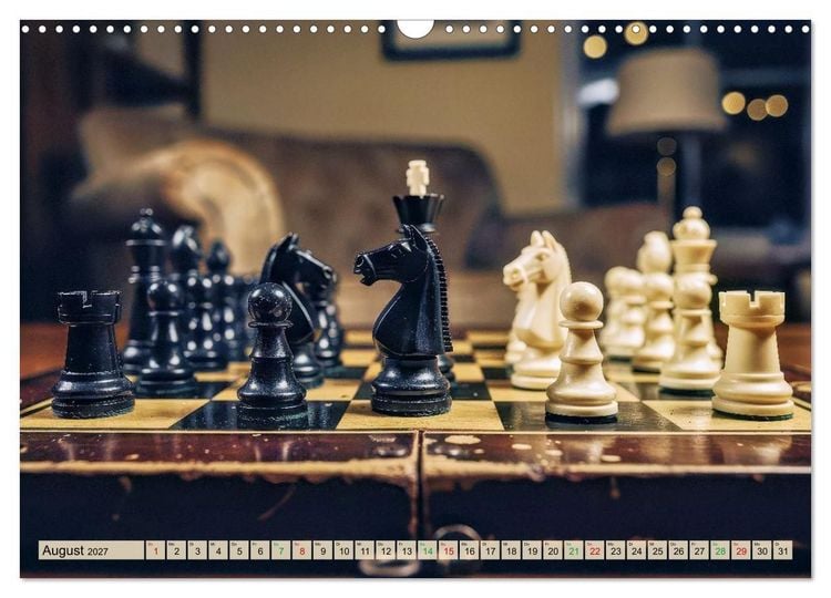 Produktbild: Strategie auf dem Schachbrett (Wandkalender 2027 DIN A3 quer), CALVENDO Monatskalender