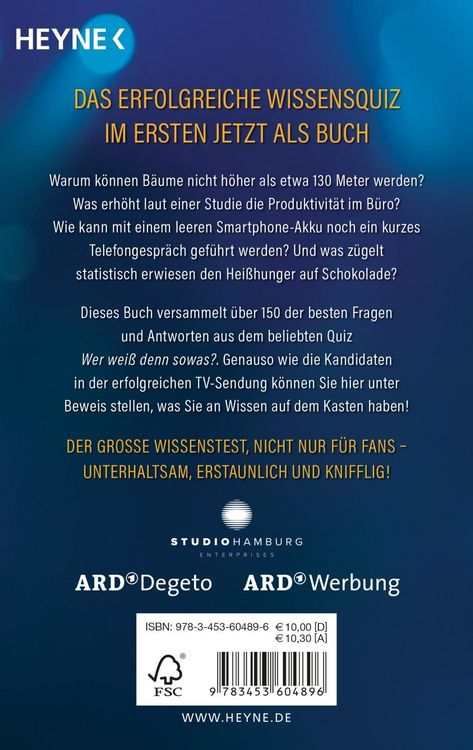 Produktbild: Wer wei&szlig; denn sowas?