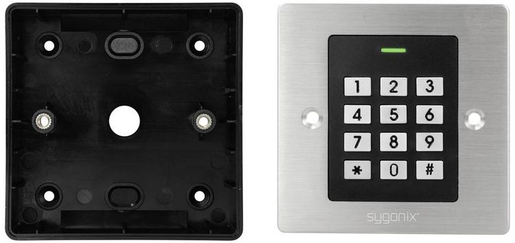 Produktbild: Sygonix SY-6097866 Code-Tastatur mit RFID Unterputz 12 V/DC, 18 V/DC IP66