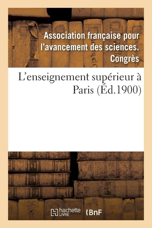 Produktbild: L'enseignement sup&eacute;rieur &agrave; Paris