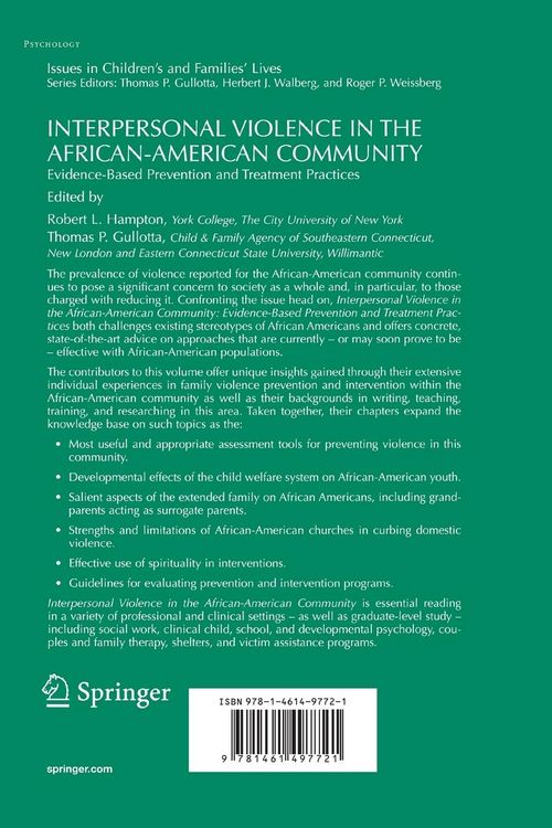 Produktbild: Interpersonal Violence in the African-American Community