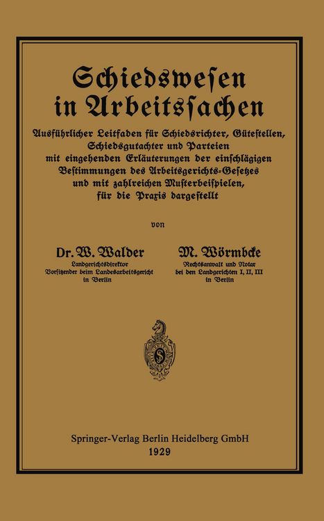 Produktbild: Schiedswesen in Arbeitssachen