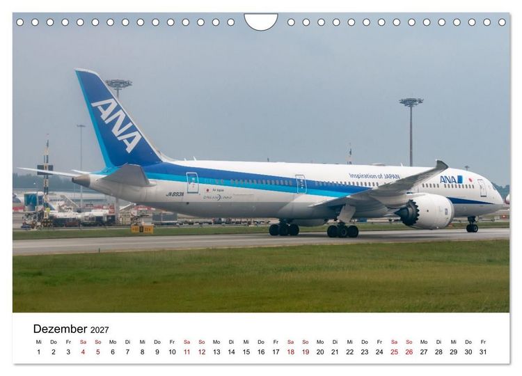 Produktbild: Boeing 787 Kalender (Wandkalender 2027 DIN A4 quer), CALVENDO Monatskalender