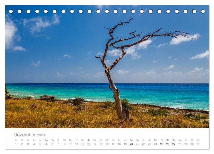 Produktbild: Cuba - Unter der Sonne der Karibik (Tischkalender 2026 DIN A5 quer), CALVENDO Monatskalender