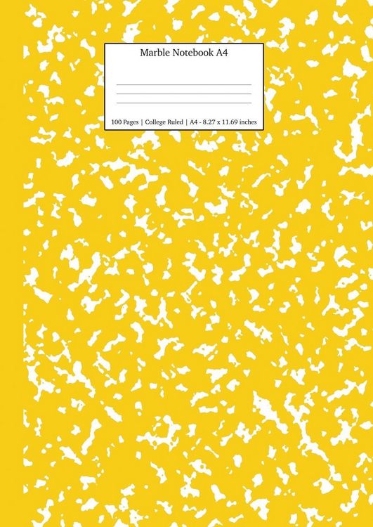 Produktbild: Marble Notebook A4