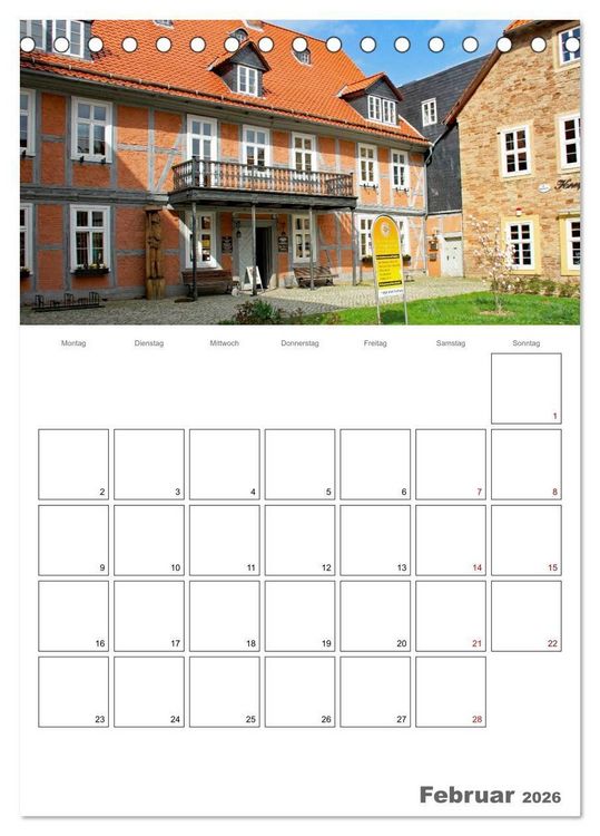 Produktbild: Ilsenburg im Harz - Terminplaner (Tischkalender 2026 DIN A5 hoch), CALVENDO Monatskalender