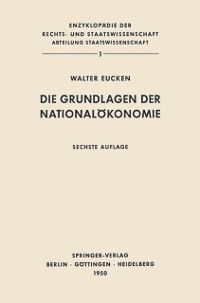 Produktbild: Die Grundlagen der National&ouml;konomie