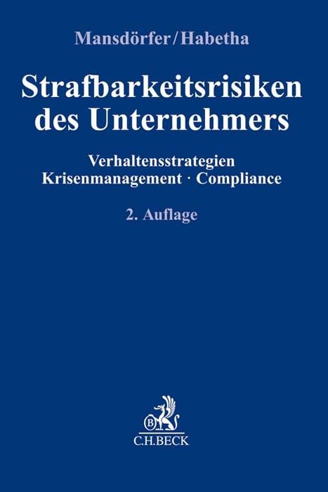 Produktbild: Compliance für die Praxis / Strafbarkeitsrisiken des Unternehmers