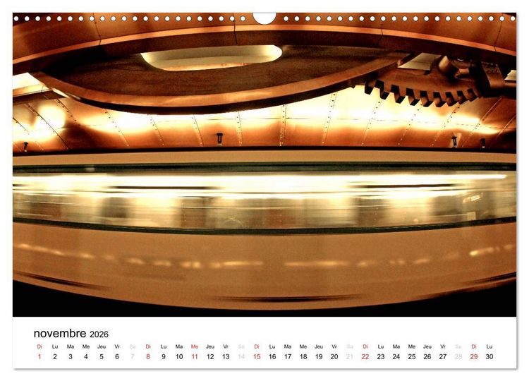 Produktbild: Paris M&eacute;tropolitain (Calendrier mural 2026 DIN A3 vertical), CALVENDO calendrier mensuel