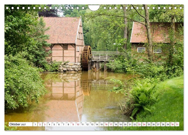 Produktbild: Radland Deutschland - Niedersachsen (Wandkalender 2027 DIN A4 quer), CALVENDO Monatskalender
