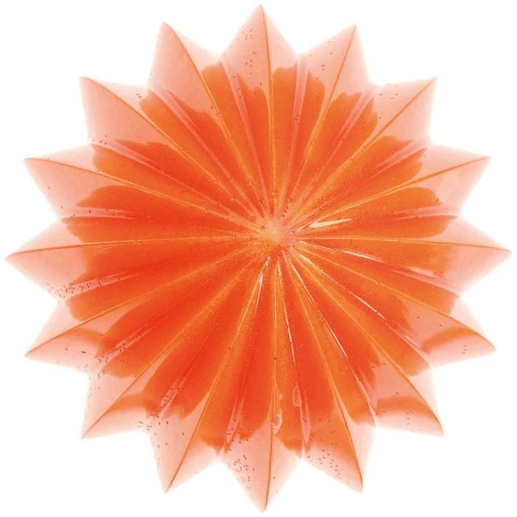 Produktbild: Silikon Gie&szlig;form Kugel mit Steifen, &Oslash; 7,5 x 7 cm / Au&szlig;enma&szlig; Silikonform &Oslash; 7,7 x 7,2 cm