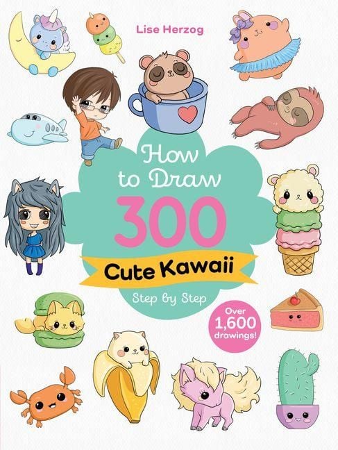 Produktbild: How to Draw 300 Cute Kawaii Step by Step